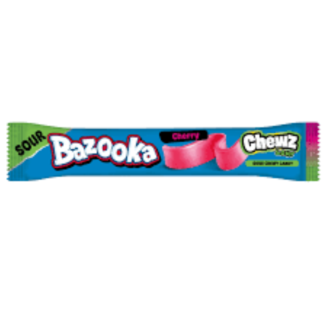 BAZOOKA CHERRY SOUR CHEW BAR 14G